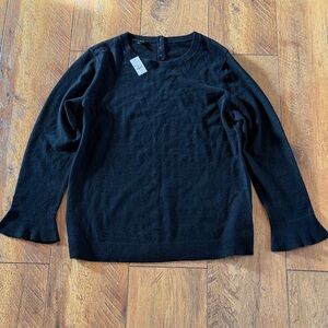 NWT Talbots Black Sweater Large